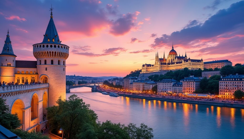 explorez budapest, la perle du danube, et ses trésors cachés lors de votre voyage en hongrie. admirez l'architecture majestueuse, goûtez à la cuisine locale délicieuse et plongez dans la culture vibrante de cette ville historique.