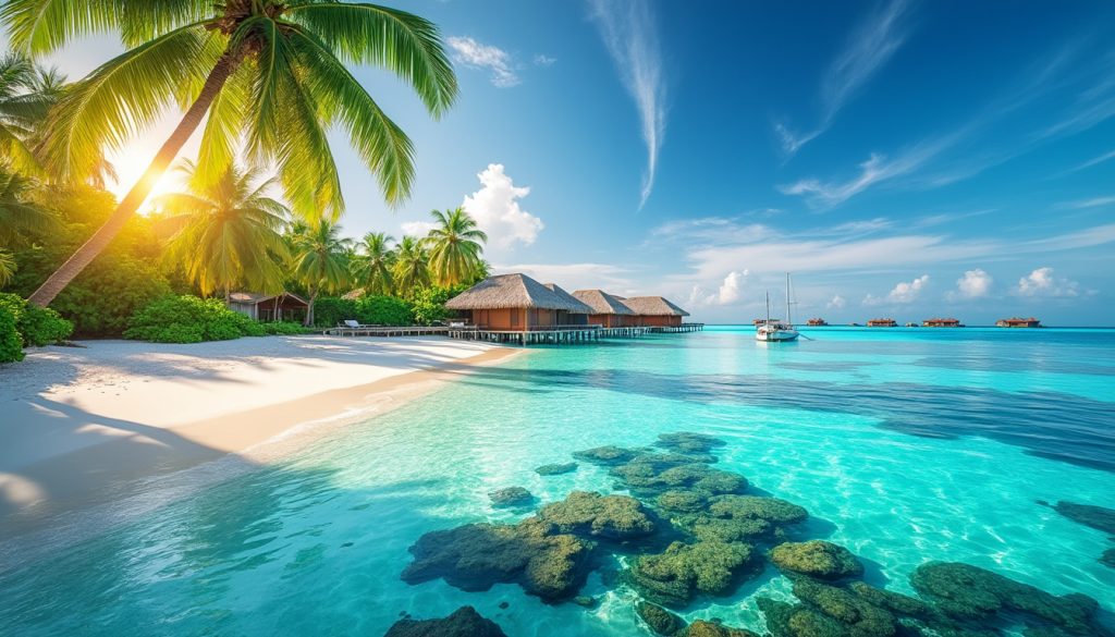 découvrez les plages paradisiaques des îles maldives, où le sable blanc et les eaux turquoise créent un véritable havre de paix. explorez ces joyaux de la nature et laissez-vous envoûter par la beauté de ce petit coin de paradis sur terre.